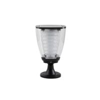 EUROLUX O426 BLACK SOLAR POST LIGHT