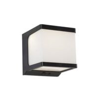 EUROLUX O547 BLACK SOLAR WALL LIGHT