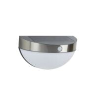 EUROLUX O629 BUBBLE STAINLESS STEEL SOLAR WALL LIGHT