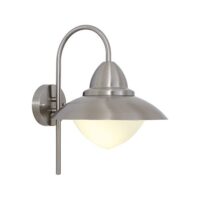 EUROLUX O84SS SIDNEY SATIN CHROME WALL LANTERN