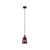 EUROLUX P854C LARISSA BLACK & TRANSPARENT COPPER PENDANT