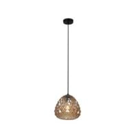 EUROLUX P902CHA COLMAR BLACK & CHAMPAGNE GLASS PENDANT