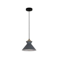 EUROLUX P980GY GREY & WOOD PENDANT