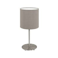 EUROLUX T537T PASTERI TAUPE & CHROME LAMP