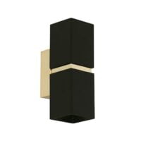 EUROLUX W180BG PASSA BLACK & GOLD WALL LIGHT