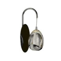 EUROLUX W465CH DEW DROP CHROME WALL LIGHT