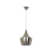 K-LIGHT CA-KLCH-1004/NS CROWN NICKEL SATIN & WHITE PENDANT