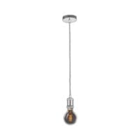 K-LIGHT DA-KLCH-T777/CH TWISTED FABRIC CHROME CORD PENDANT