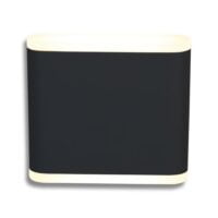 K-LIGHT JB-LED-237S/BL BLACK UP & DOWN FACING WALL LIGHT