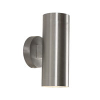 RADIANT LS387-AL ALUMINIUM UP & DOWN FACING WALL LIGHT