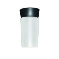 SPAZIO 1017.1.150 FLAME BLACK & OPAL WALL LIGHT