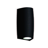 SPAZIO 2A4.000.000.AXU2K MARTA 90 CTC BLACK UP & DOWN WALL LIGHT