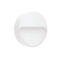 SPAZIO 4495.4.40.31 INTAKE ROUND 4000K WHITE DOWNFACE WALL LIGHT
