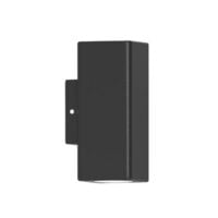 SPAZIO 4531.1.30 RYKA SQUARE 2L BLACK UP & DOWN WALL LIGHT
