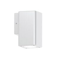 SPAZIO 4531.2.31 RYKA SQUARE 1L WHITE DOWNFACE WALL LIGHT