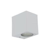 SPAZIO 4543.1.50 BLOCK SILVER DOWNFACE WALL LIGHT