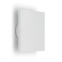 SPAZIO 4547.2.4031 FOCAL SQUARE 4000K WHITE WALL LIGHT