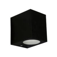 SPAZIO 4556.1.30 BLOCK P BLACK DOWNFACE WALL LIGHT