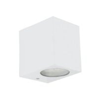 SPAZIO 4556.1.31 BLOCK P WHITE DOWNFACE WALL LIGHT