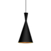 SPAZIO 8567.1.30.10.2 MISO 1 BLACK & GOLD PENDANT