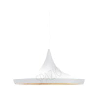 SPAZIO 8567.3.31.10.2 MISO 3 WHITE & GOLD PENDANT