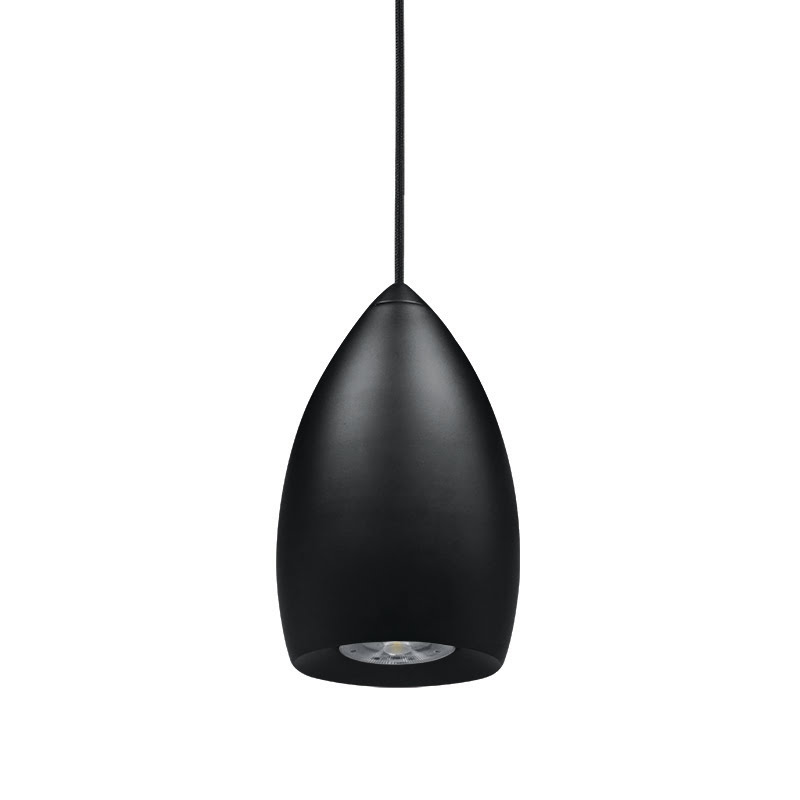 SPAZIO 8669.30 UOVO MATT BLACK PENDANT Discount Lighting Wholesaler