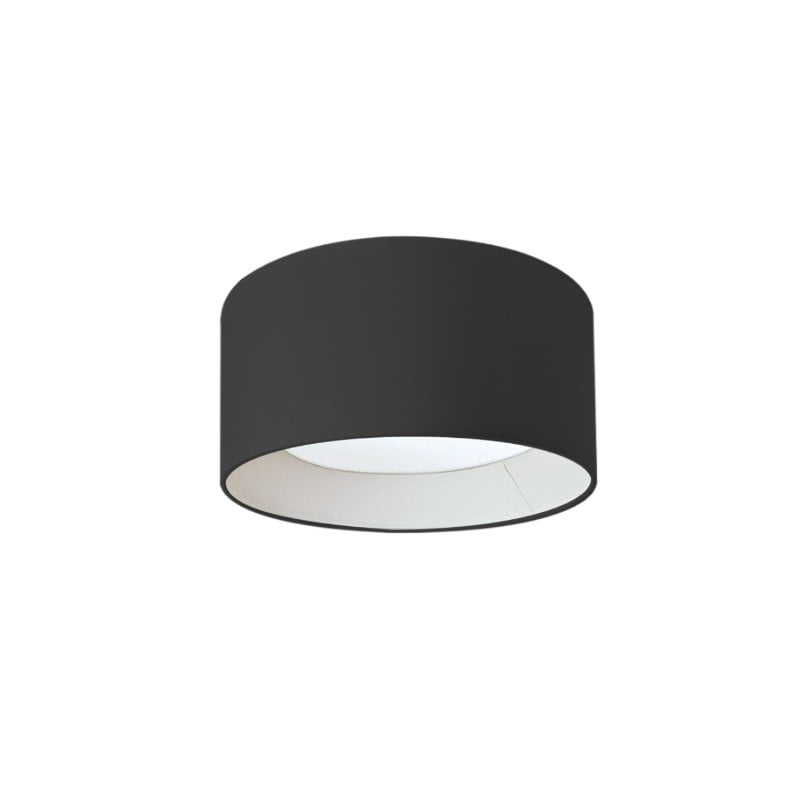 SPAZIO 8950.1.30 VERONA 450MM BLACK CEILING LIGHT Discount Lighting