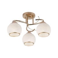 BRIGHT STAR CF195/3 GOLD CHANDELIER