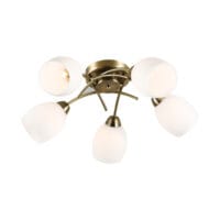 BRIGHT STAR CH489/5 ANTIQUE BRASS CHANDELIER