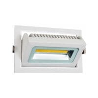 BRIGHT STAR DL101 WHITE 243MM TILT DOWNLIGHT