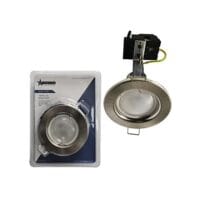 BRIGHT STAR DL997 SATIN CHROME COOL WHITE 81MM FIXED DOWNLIGHT