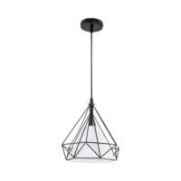 BRIGHT STAR PEN753 BLACK METAL PENDANT