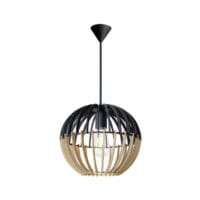 BRIGHT STAR PEN811 BLACK BAMBOO PENDANT