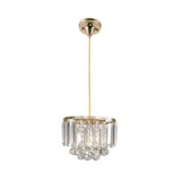 BRIGHT STAR PEN826 GOLD 2 IN 1 PENDANT
