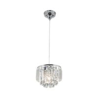 BRIGHT STAR PEN827 CHROME 2 IN 1 PENDANT