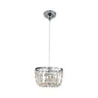 BRIGHT STAR PEN829 CHROME 2 IN 1 PENDANT