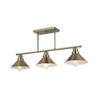 BRIGHT STAR PEN844/3 ANTIQUE BRASS PENDANT