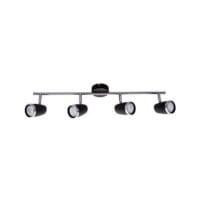 BRIGHT STAR S064/4 POLISHED CHROME & BLACK SPOT LIGHT