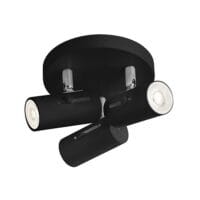 BRIGHT STAR S120/3 MATT BLACK SPOT LIGHT