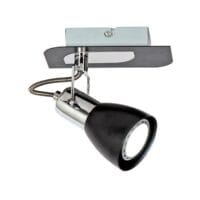 BRIGHT STAR S156/1 POLISHED CHROME & BLACK SPOT LIGHT