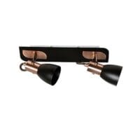 BRIGHT STAR S156/2 BLACK & COPPER SPOT LIGHT