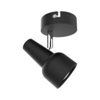 BRIGHT STAR S165/1 MATT BLACK & CHROME SPOTLIGHT