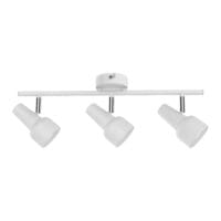 BRIGHT STAR S166/3 MATT WHITE & CHROME SPOTLIGHT