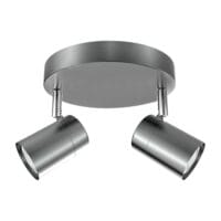 BRIGHT STAR S168/2 SATIN CHROME SPOTLIGHT