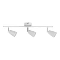 BRIGHT STAR S169/3 MATT WHITE & CHROME SPOTLIGHT