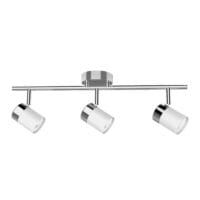 BRIGHT STAR S170/3 MATT WHITE & CHROME SPOTLIGHT