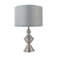 BRIGHT STAR TL177 SATIN CHROME TABLE LAMP