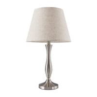 BRIGHT STAR TL181 SATIN METAL TABLE LAMP