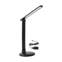 BRIGHT STAR TL646 BLACK RECHARGEABLE LED DESK LAMP