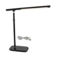 BRIGHT STAR TL686 BLACK RECHARGEABLE LED DESK LAMP